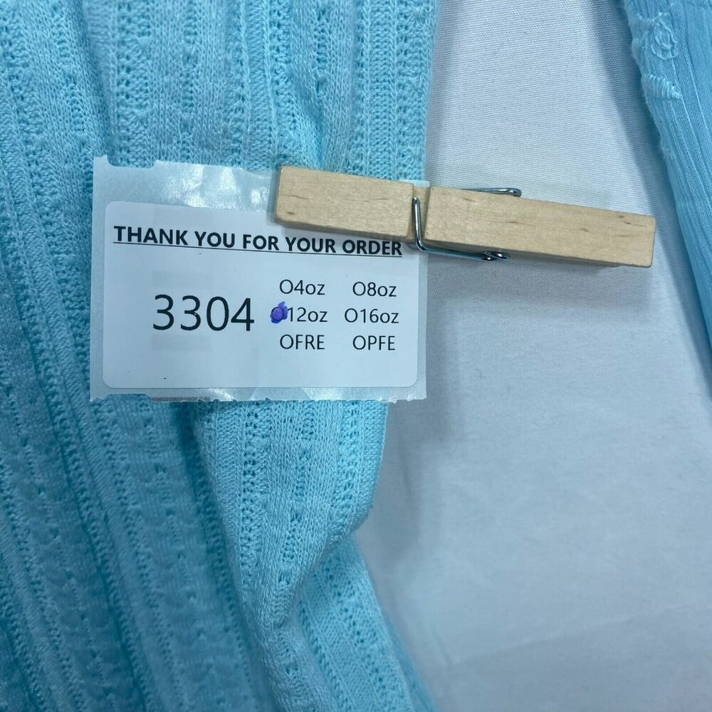 Fever Tunic Blouse Womens size Large Blue Long Sleeve Crochet Peasant Boho New - Picture 7 of 7